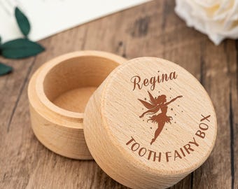Caja personalizada para el Hada de los Dientes, caja para guardar dientes de bebé o niño, caja para guardar dientes de leche, soporte para el Hada de los Dientes para niños, regalo para recién nacido, soporte para el Hada de los Dientes