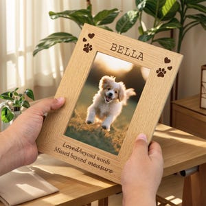 Pet Loss, Memorial Frame, In Memory of Dog, Pet Memorial, Custom Memorial Gift, Pet Lover, Dog Lover, Cat Lover, Dog Memorial, Cat Memorial