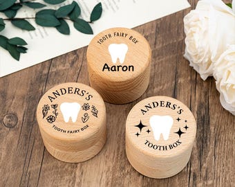 Caixa de madeira personalizada para guardar dentes de bebê, presente para menina, caixa para a fada do dente, presente de aniversário para crianças, lembrança para guardar dentes, presente de Páscoa.