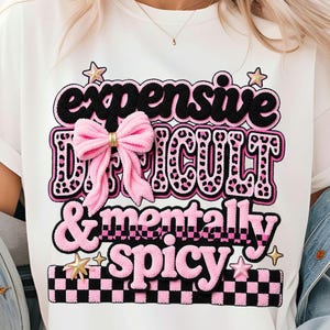 Dure moeilijk en mentaal pittige sarcastische png, grappige geestelijke gezondheid png, nepgaren png, ontwerp met luipaardkoketstrik (digitale download)