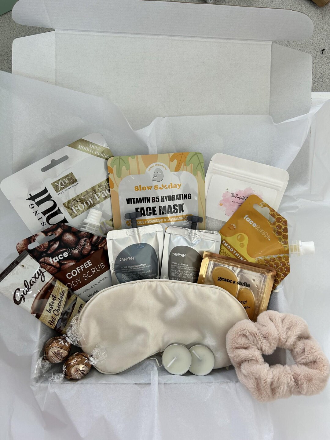 Personalised Self Care Pamper Hamper Box – Birthday Gift Spa Pack For Her (Wife, Mum, Sister)