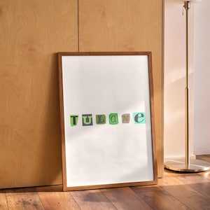 Tulane digital print poster