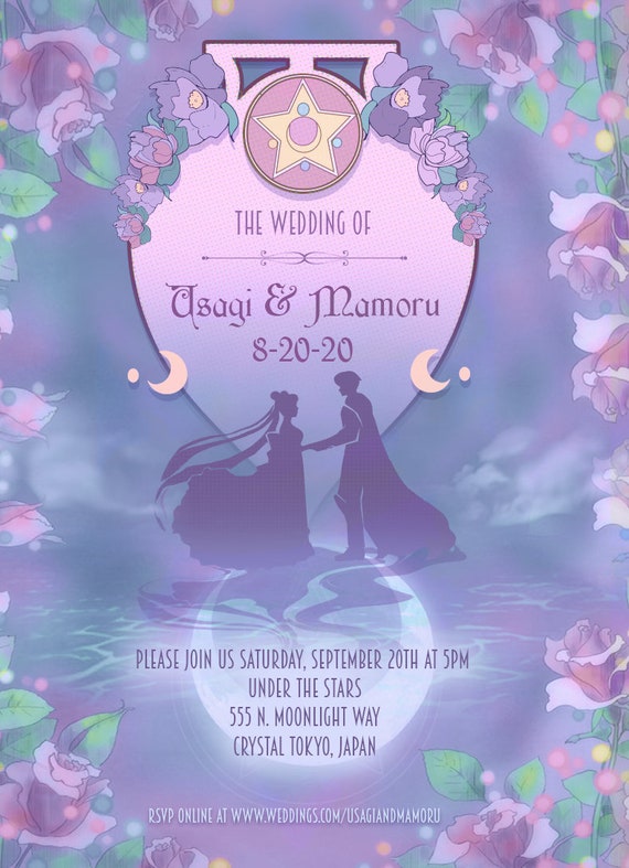 Sailor Moon Inspired Invitations (canva + Photoshop) - Etsy