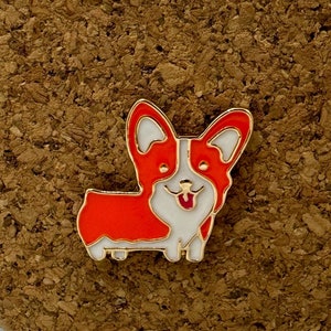 Emaille pin Corgi - schattig ontwerp Welsh Corgi-hond