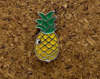 Sneaky Pineapple Pin – Refreshing Fruit Accessory for Jackets, Bags & More