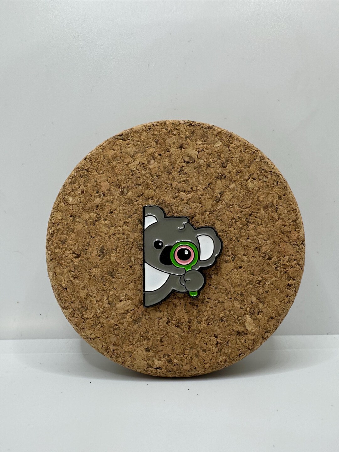 Cute Koala With Magnifier Enamel Pin - Adorable Detective Design - Etsy