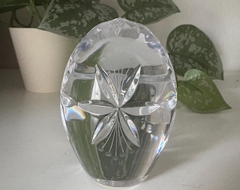Bohemian solid crystal egg