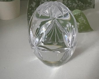 Bohemian solid crystal egg