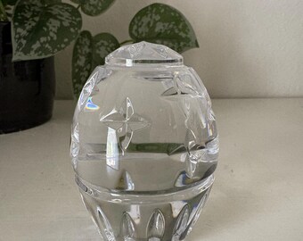 Bohemian solid crystal egg
