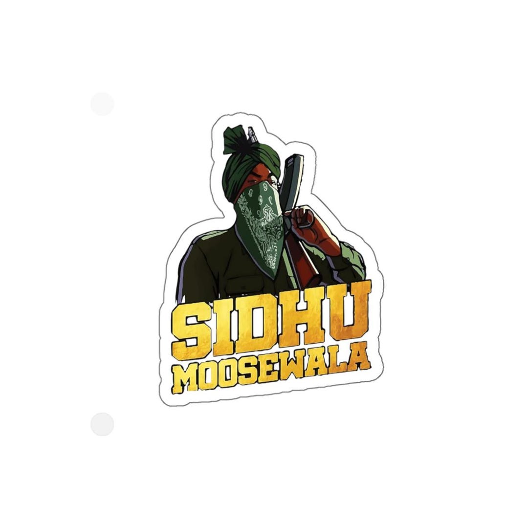 Sidhu Moose Wala Sticker | Punjabi Music Artist Legend | High Quality ...