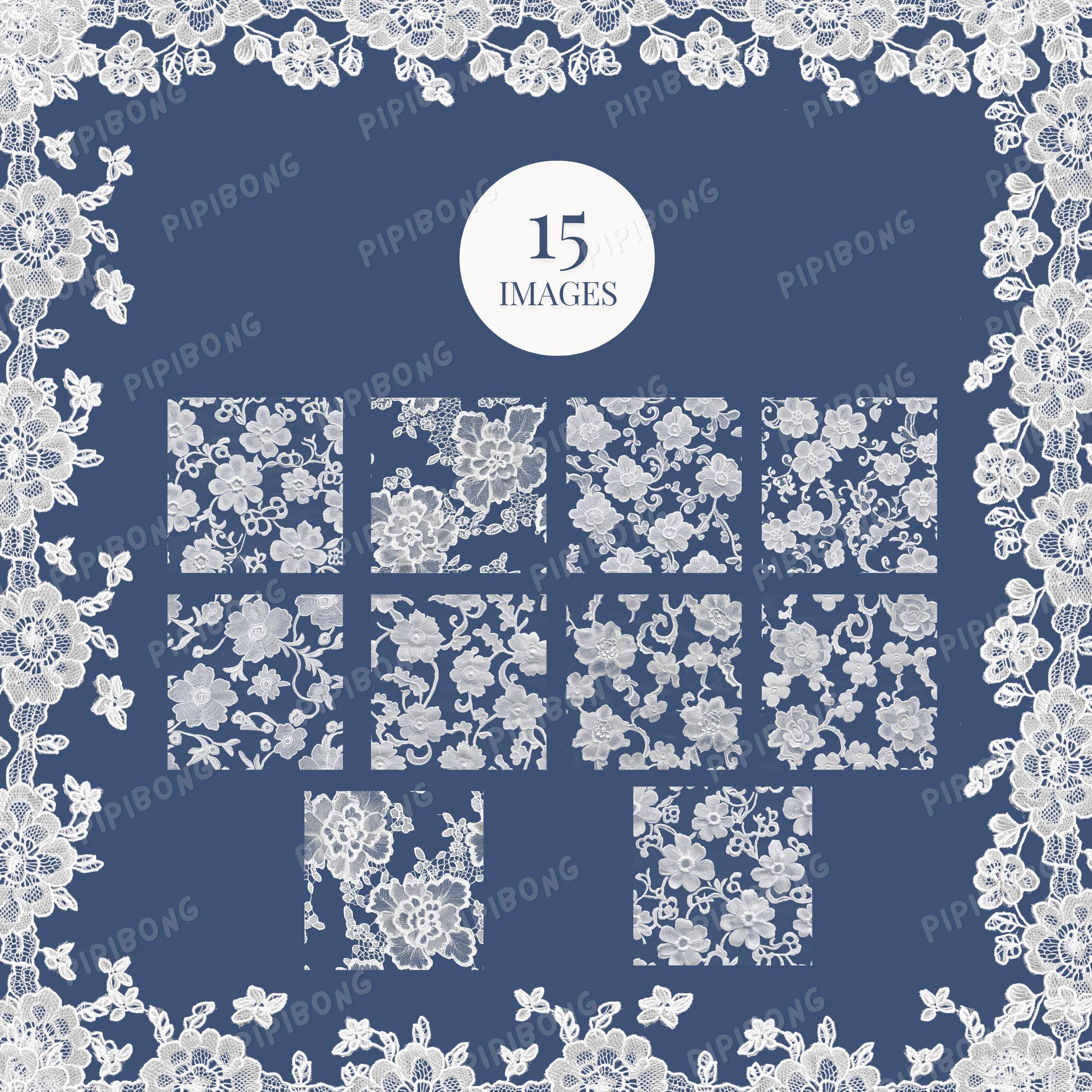 White Lace Overlays, Transparent Digital Paper , Card ,scrapbooking ...
