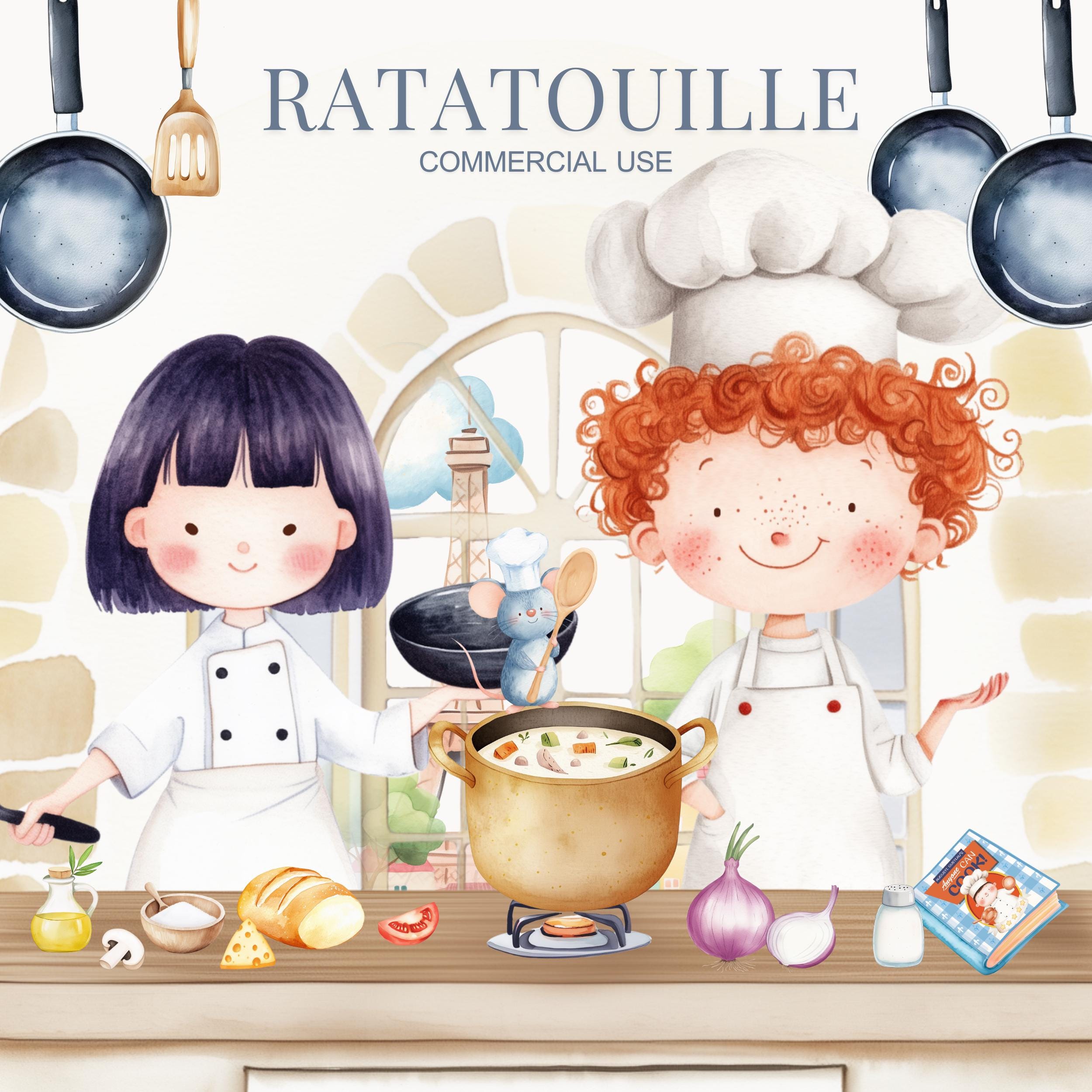 Ratatouille Cliparts, Ratatouille PNG, Ratatouille Party, Ratatouille birthday, Remy PNG, Linguini, Colette Tatou, Auguste Gusteau, chef PNG