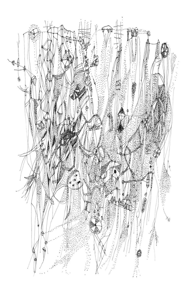 Dream of Water Art Print Black and White Abstract Art Print Etsy