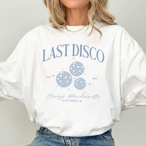 Custom Last Disco Bachelorette Shirt, Mamma Mia Shirt Comfort Colors®, Disco Bride Shirt, Mamma Mia Merch, Dancing Queen Bachelorette Shirts