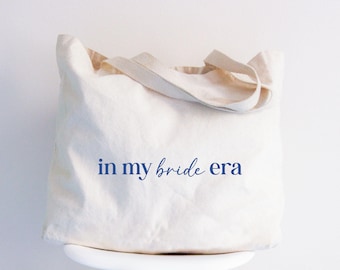 In My Bride Era Tote Bag, Bride Tote Bag, Engagement Tote Bag, Engagement Gift Bag, Bride To Be Gift, Bride To Be Tote Bag, Gift For Bride