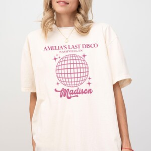 Custom Last Disco Bachelorette Shirt, Mamma Mia Merch Shirts, Disco Bride Shirt, Dancing Queen Bridal Party, Disco Bridesmaid Proposal Gift