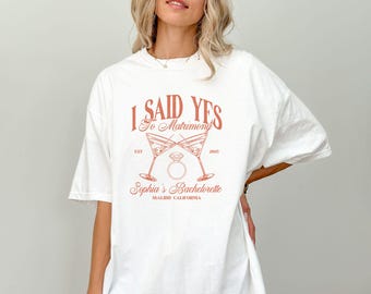 Margs and Matrimony Bachelorette Shirt: Margaritas Bridal Shower Tee
