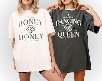 Dancing Queen Bachelorette Shirts, Disco Bride Shirt Comfort Colors®, Last Disco Bachelorette Party, Bride To Be Shirt, Bachelorette Gifts