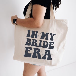 In My Bride Era Tote Bag, Bride Tote Bag, Engagement Tote Bag, Engagement Gift Bag, Bride To Be Gift, Bride To Be Tote Bag, Gift For Bride