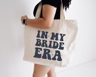 In My Bride Era Tote Bag, Bride Tote Bag, Engagement Tote Bag, Engagement Gift Bag, Bride To Be Gift, Bride To Be Tote Bag, Gift For Bride