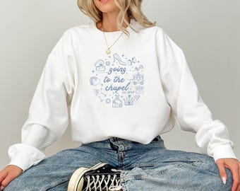 Going To The Chapel Bride Sweatshirt: Future Mrs. Engagement Gift