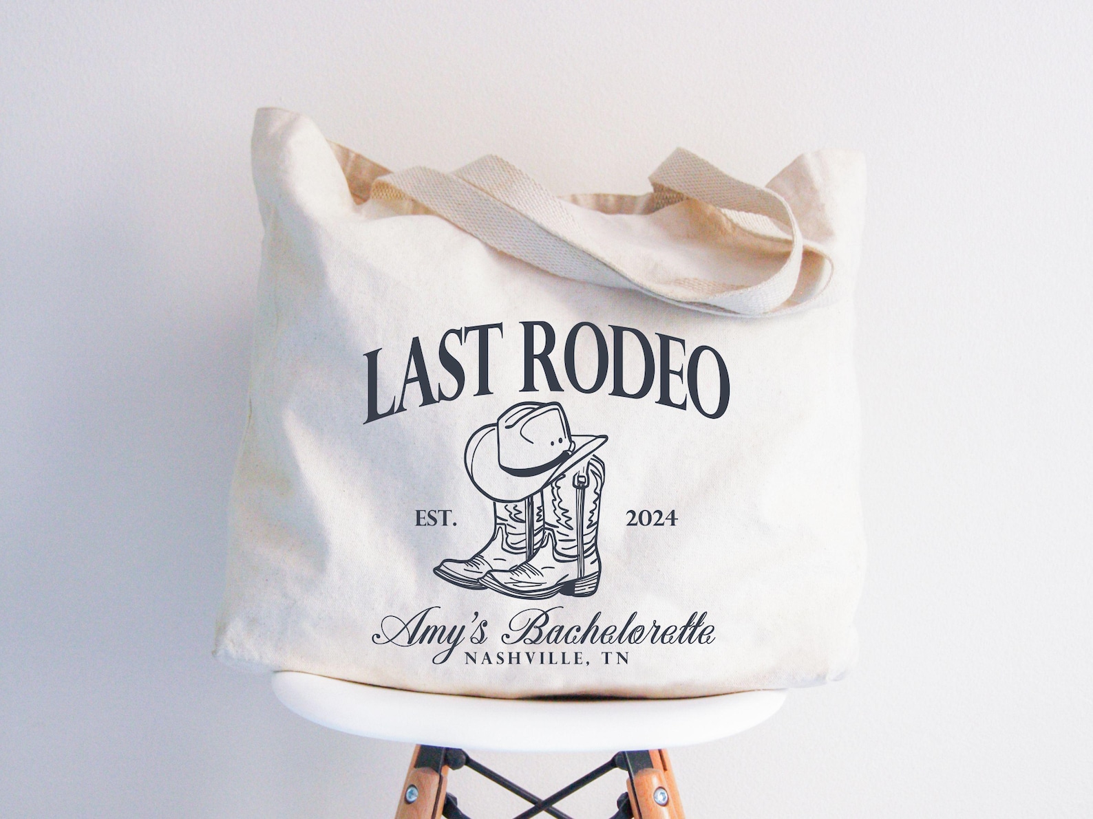 Last Rodeo Bachelorette Tote Bag, Custom Cowgirl Party Favor - Etsy