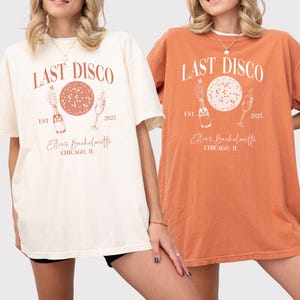 Last Disco Bachelorette Shirt, Mamma Mia Bachelorette Shirts Comfort Colors®, Disco Bride Shirt, Mamma Mia Merch, Dancing Queen Bachelorette