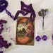 Embellishment Kit, Inspiration Kit, Vintage Notions, Scrapbooking, Altered Art, Collage, Journal, Purple Set H