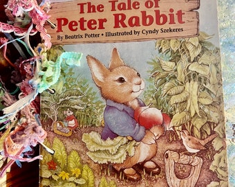 Peter Rabbit Little Golden Book Handmade Junk Journal