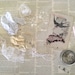 Embellishment Kit, Inspiration Kit, Vintage Notions, Scrapbooking, Altered Art, Collage, Journal, White Set B