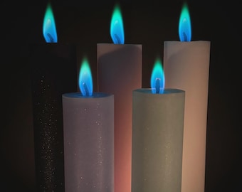 Aurora (Green Flame) Pillar Candle