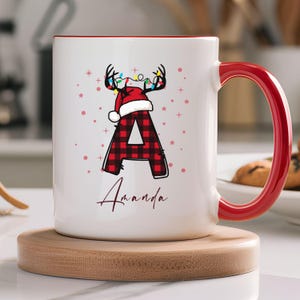 Personalized Christmas Mug, Custom Christmas Mug, Secret Santa Gift, Christmas Coffee Cup, Custom Name Mug, Merry Christmas Mug, Xmas Mug