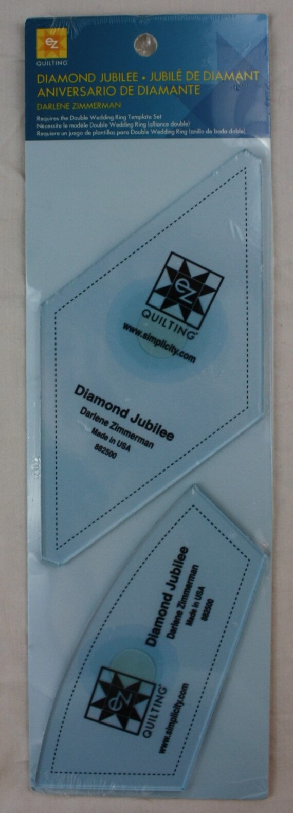 Ez Quilting Diamond Jubilee Template Set Etsy