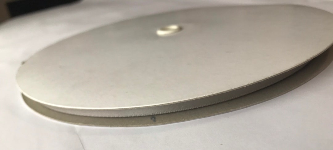 100 Yard Spool of 1/4” Silver Single Face Satin Ribbon - Etsy