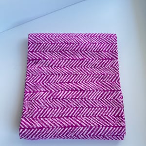 1 yard fuchsia herringbone fabric from Terrestrial by Sarah Watson for Cloud 9