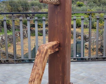 mannequin de bois wing chun avec structure