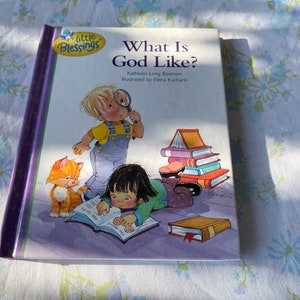 Vintage CHILDREN Little BLESSINGS Book What is GOD Like?