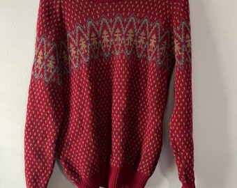 MENS Vintage 80s COSA NOSTRA Made In Italy Sweater Medium