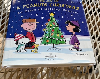 Vintage De VREUGDE van een Peanut's KERSTboek 50 jaar vakantiestrips