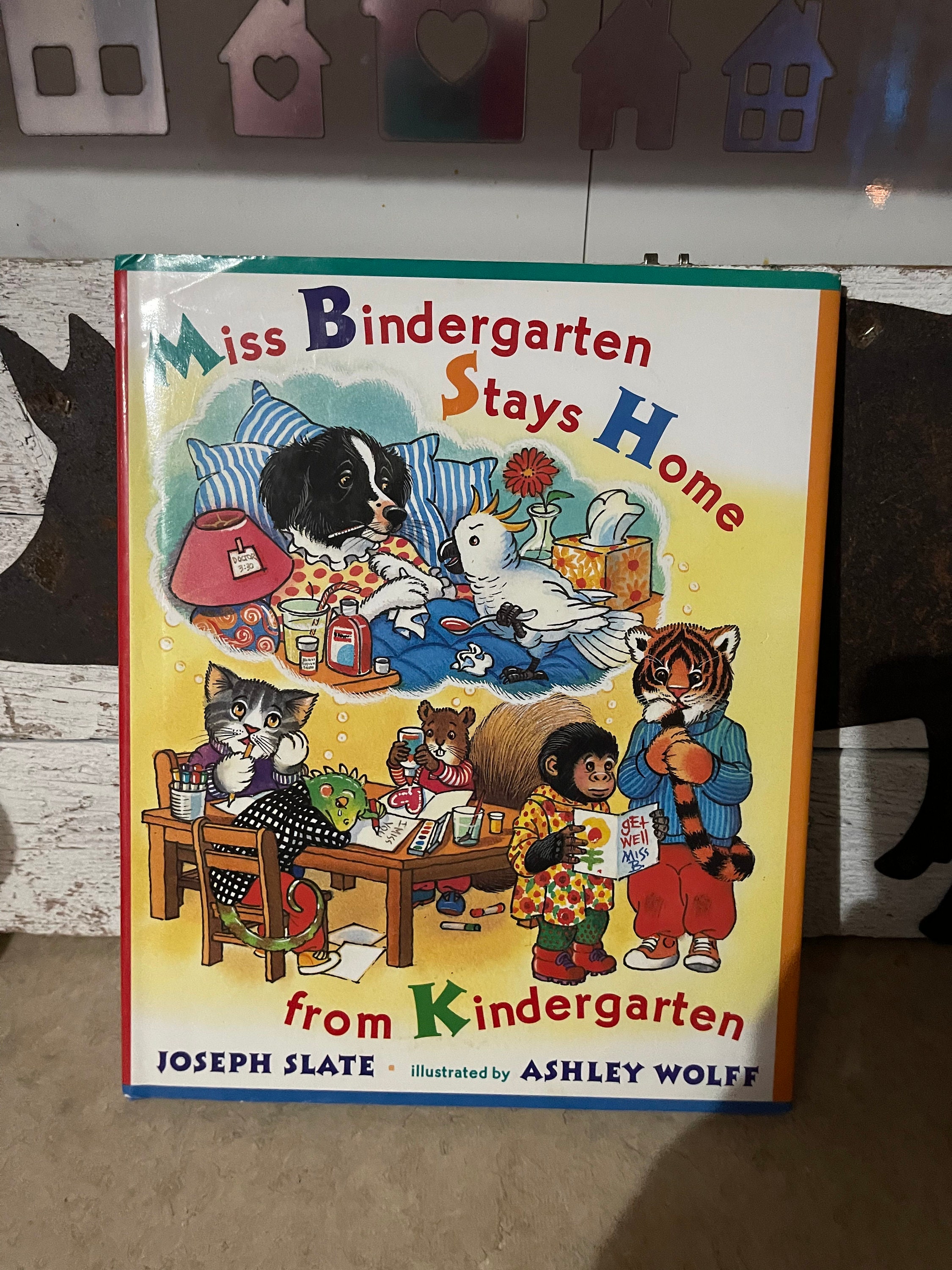 Vintage CHILDREN Book Miss BINDERGARTEN Stays Home - Etsy