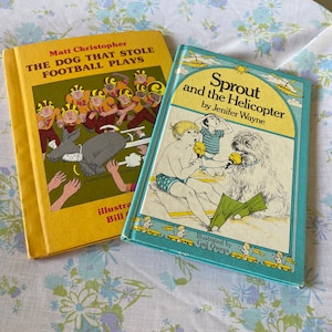 Vintage 70s CHILDREN Books about DOGS