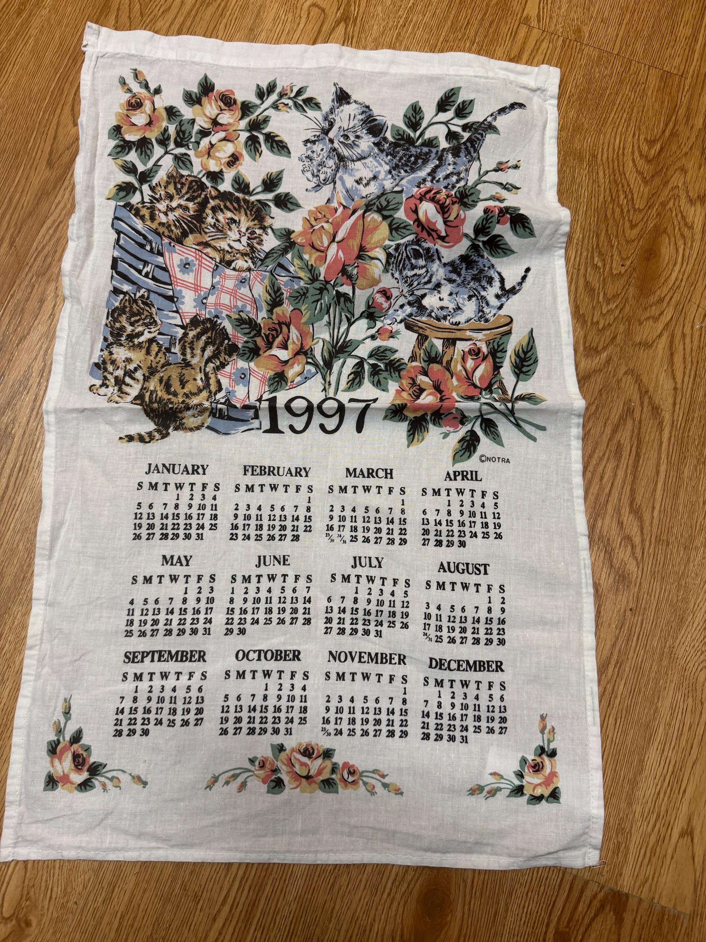 Vintage 1997 Calendar - Etsy