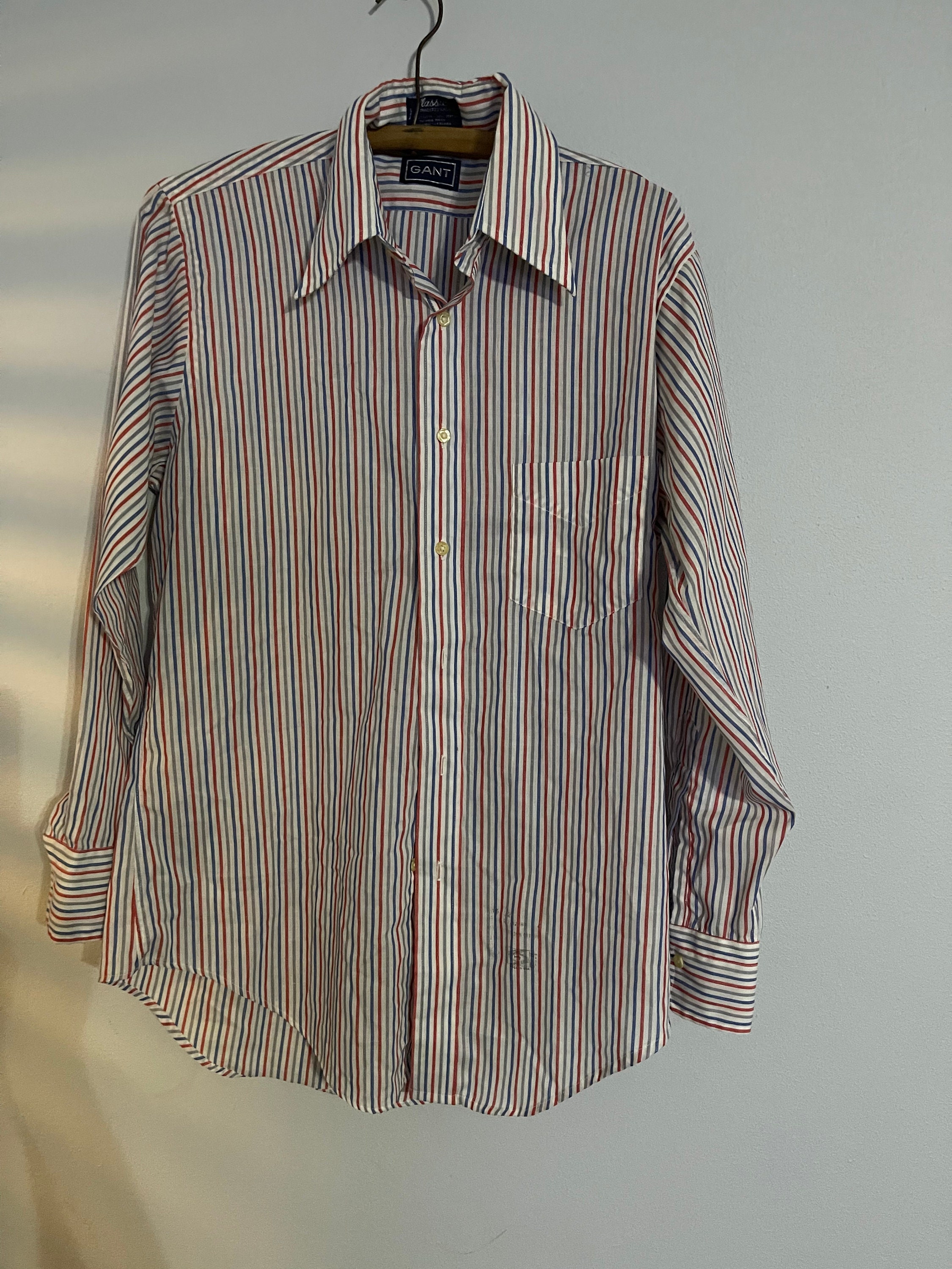【2plan】From striped overfit shirt Engineered Multi Stripe Shirt | Original Penguin US