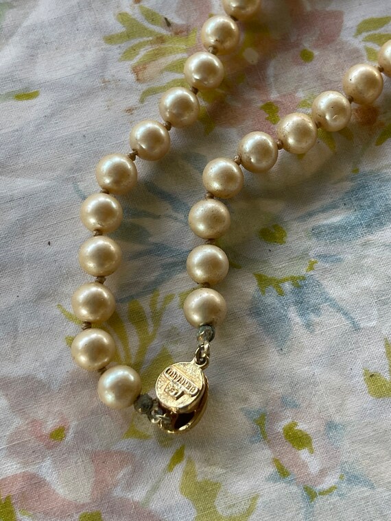 Vintage Signed BERNARD Pearl Costume Jewelry NECKLACE - Etsy 日本