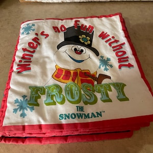 Vintage FROSTY The SCHNEEMANN-STOFFBUCH