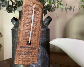 Vintage Little ADVERTISING Thermometer MUELLER Bulk Milk COOLER Missouri