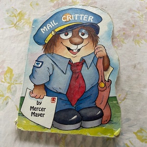 Vintage 80s CHILDREN Book MAIL CRITTER