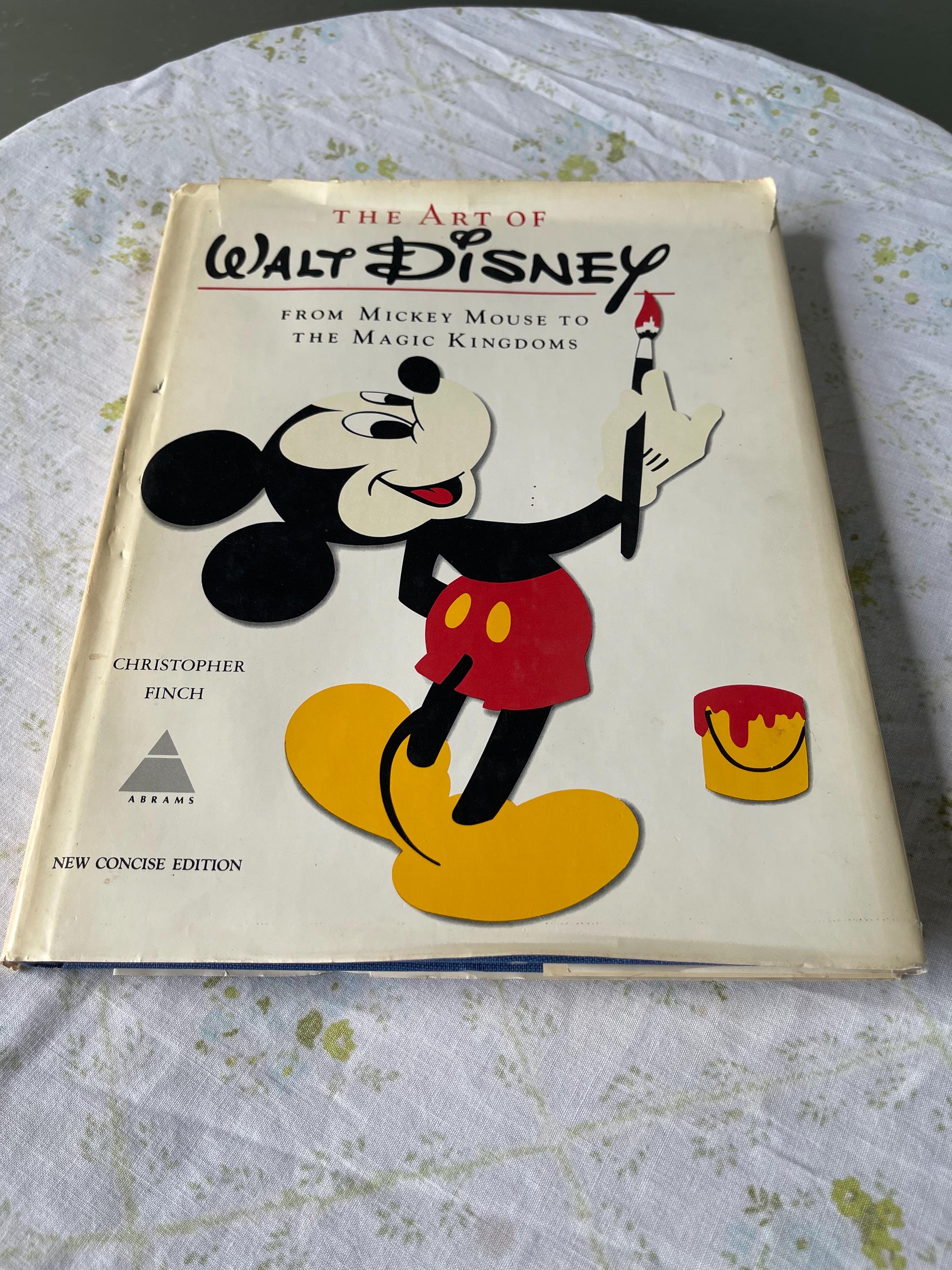 Vintage the ART of WALT DISNEY Book - Etsy