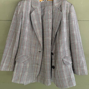 Vintage 80s 2 Piece PLAID Suit by Joyce