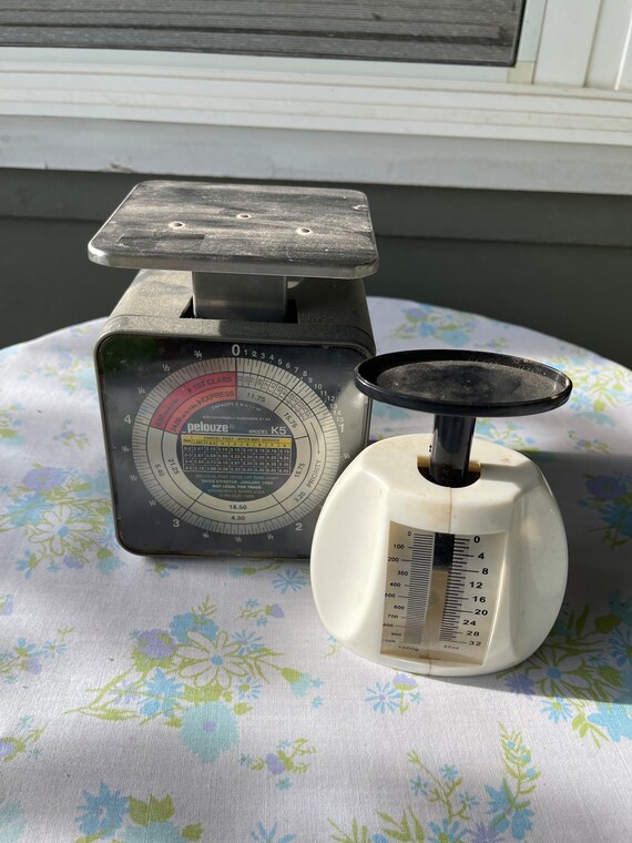 Vintage LOT of 2 Kitchen SCALES Health Ometer and an Ounce Gram Scale Etsy